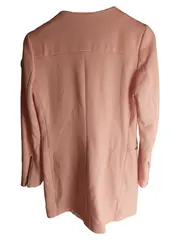 Vorschaubild 2 von Damen Blazer Basic Jacke Rosa Gr. S Casual Reißverschluss