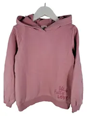 Vorschaubild 1 von Mädchen Hoodie Kapuzenpullover Rosa Gr. 128 Life is Full of Love