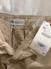 Vorschaubild 3 von Damen Cargohose Beige Gr. 36 Baumwolle Cargo Hose NEU
