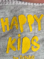 Vorschaubild 3 von Happy Kids Baby Body Langarm Gr. 86/92 Grau Tiermotiv Baumwolle