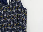 Vorschaubild 2 von EDC Damen Top Blumenmuster Blau Gr. 38/M Feminin