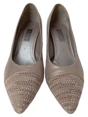 Vorschaubild 2 von Damen Pumps Gr. 40 Grau Elegant Business Strass