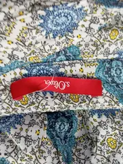 Vorschaubild 3 von Bluse Damen Gr. 36/S Mehrfarbig Ethno Vintage 3/4-Arm Viskose