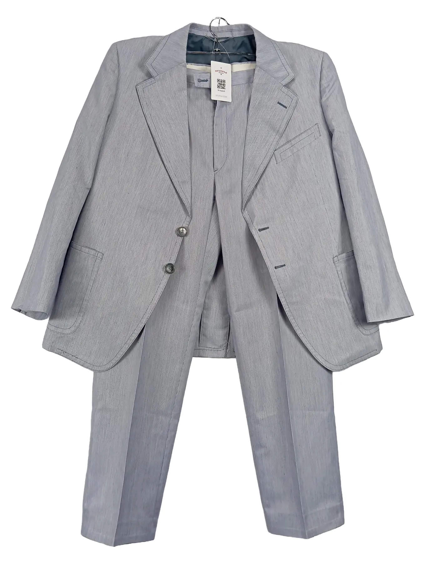 SIDI Business Anzug Herren Blau Gr. 52 XL Sakko Hose Elegant