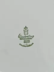 Vorschaubild 4 von Schwarzenbach Unterteller Strohblume Blau Weiß Bavaria 15cm