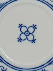 Vorschaubild 3 von Schwarzenbach Unterteller Strohblume Blau Weiß Bavaria 15cm