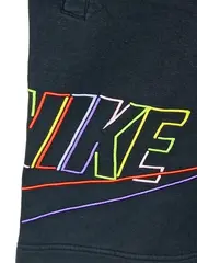 Vorschaubild 4 von Herren Sport Shorts Schwarz Gr. S Regenbogen Logo Stickerei