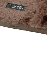 Vorschaubild 5 von Hausschuhe Damen Gr. 40 Braun Komfortabel Fluffy Pantoletten