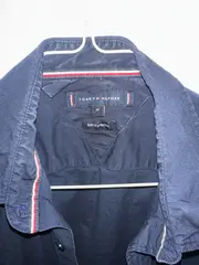 Vorschaubild 2 von Herren Freizeithemd Blau Gr. M Kurzarm Slim Fit