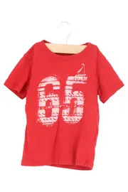 Vorschaubild 1 von Kinder T-Shirt Gr. XS/110 Rot Grafisch