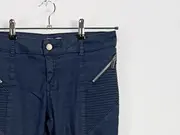 Vorschaubild 2 von Damen Jogginghose Gr. 40 Blau Modern Biker-Stil