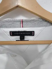 Vorschaubild 2 von Poloshirt Herren Gr. L Weiß Klassisch Baumwolle