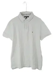 Vorschaubild 1 von Poloshirt Herren Gr. L Weiß Klassisch Baumwolle