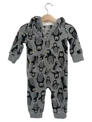 Vorschaubild 1 von Just One You Baby Einteiler Gr. 74 Pinguin Grau Kapuze