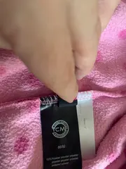 Vorschaubild 4 von TCM Fleecejacke Mädchen Gr. 86/92 Rosa Punkte Reißverschluss