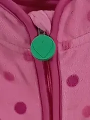 Vorschaubild 2 von TCM Fleecejacke Mädchen Gr. 86/92 Rosa Punkte Reißverschluss