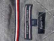 Vorschaubild 3 von Herren Poloshirt Grau XXL 54 Baumwolle Casual Streifen Meliert