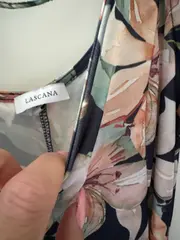 Vorschaubild 3 von Sommerkleid Damen Gr. 34 XS Blumen Tropical Trägerkleid