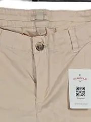 Vorschaubild 4 von EDC Damen Stoffhose Chino Hose Gr. 36 W28 S Beige Baumwolle Casual Basic