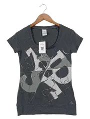 Vorschaubild 1 von Damen Sport T-Shirt Grau Gr. 36;S mit Print