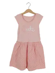 Vorschaubild 1 von Mädchen Sommerkleid Gr. 128-134 Pink Casual Baumwolle