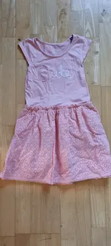 Vorschaubild 2 von Mädchen Sommerkleid Gr. 128-134 Pink Casual Baumwolle