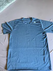 Vorschaubild 2 von Herren Sport Shirt Gr. 40/XXS Grau Sportlich