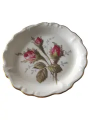 Vorschaubild 1 von Dekoschale Porzellan Klassisch Mehrfarbig Rosenmotiv Goldrand