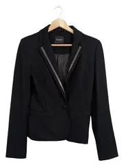 Vorschaubild 1 von Los Angeles Damen Blazer Schwarz Strassbesatz Gr. M 38