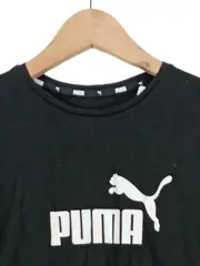 Vorschaubild 4 von Damen T-Shirt Gr. M Schwarz Sportlich Logo-Print Kurzarm Baumwolle