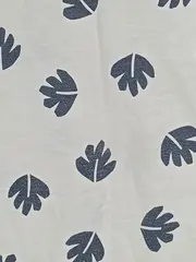 Vorschaubild 3 von Baby Strampler Romper Blättermuster Gr. 86/92 Weiß Blau Baumwolle