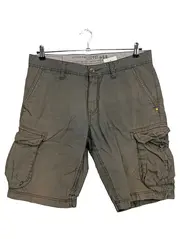 Vorschaubild 1 von Cargo Shorts Herren Gr. 34 Grau Baumwolle Bermuda Kurze Hose