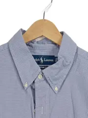 Vorschaubild 2 von Business Hemd Herren Kariert Blau Langarm Baumwolle XL