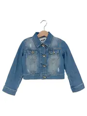 Vorschaubild 1 von Kinder Jeansjacke Gr. 122 Blau Streetwear Vintage Denim Jacke