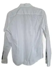 Vorschaubild 3 von Herren Business Hemd Langarm Slim Fit Weiß Gr. 37/38