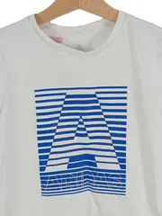 Vorschaubild 3 von Kinder T-Shirt Gr. 122 Weiß Sportlich Logo-Print