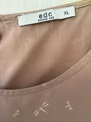 Vorschaubild 7 von EDC Damen T-Shirt Rosa mit Tiermuster Gr. 42;XL