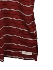 Vorschaubild 6 von Herren Poloshirt Gr. 50/L Rot Gestreift Sportlich Freizeit