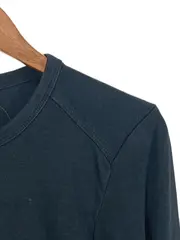 Vorschaubild 8 von Herren Langarmshirt Basic Gr. M Schwarz Baumwolle