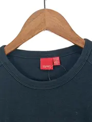 Vorschaubild 2 von Herren Langarmshirt Basic Gr. M Schwarz Baumwolle