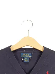 Vorschaubild 6 von Kinder Strickjacke Gr. 98 (3T) Blau Klassisch Wolle