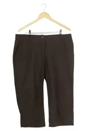 Vorschaubild 1 von Damen Stoffhose Gr. M 38 Braun Casual Capri Hose