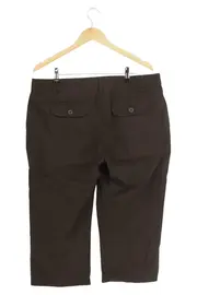 Vorschaubild 2 von Damen Stoffhose Gr. M 38 Braun Casual Capri Hose
