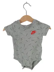 Vorschaubild 1 von Baby Body Strampler Just Do It Grau Gr. 62/68
