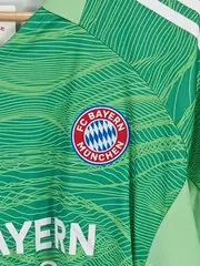 Vorschaubild 3 von FC Bayern München Youth Cup Torwarttrikot Langarm Herren Gr. L Grün