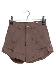 Vorschaubild 1 von Mädchen Cargo Shorts Braun Gr. 138/140 Baumwolle Sommer