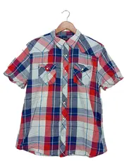Vorschaubild 1 von Herren Freizeithemd Kariert Mehrfarbig Gr. 50/L Kurzarm