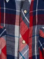 Vorschaubild 4 von Herren Freizeithemd Kariert Mehrfarbig Gr. 50/L Kurzarm