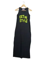 Vorschaubild 1 von Kinder Maxikleid GET IN STYLE Gr. 152 Schwarz Baumwolle