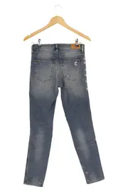 Vorschaubild 2 von Damen Jeans Slim Fit W25/34/XS Blau Distressed Casual Streetwear